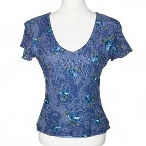 90s Vintage Lace Fairy Top